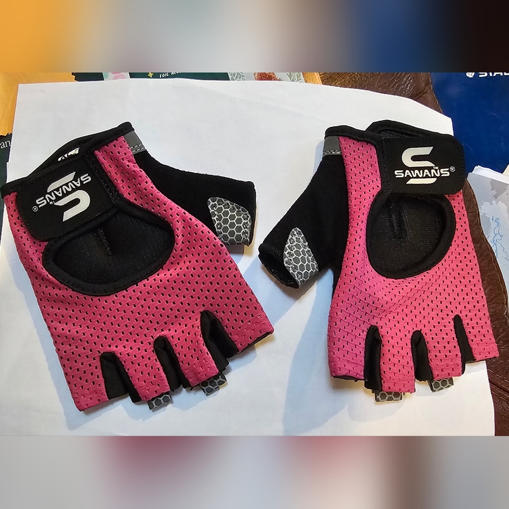 Sawans Pink Workout Gloves XL